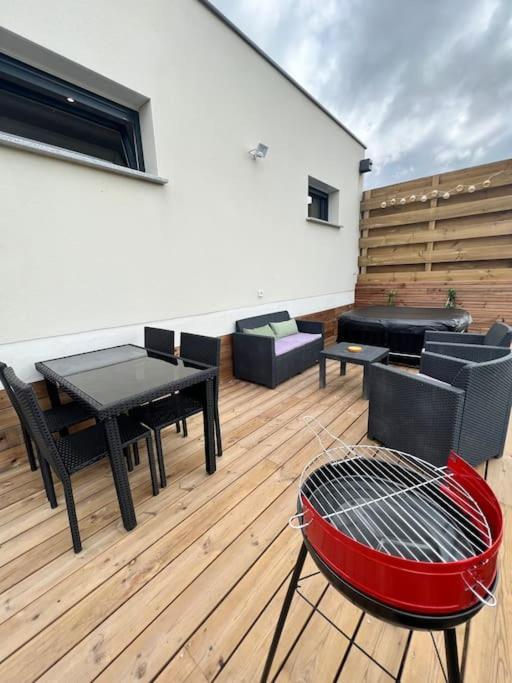 T2 Neuf, Terrasse Et Spa Prive Apartment Josse Luaran gambar